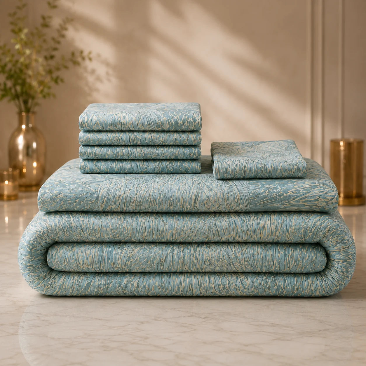 Oasis 7 Pcs Comforter Set