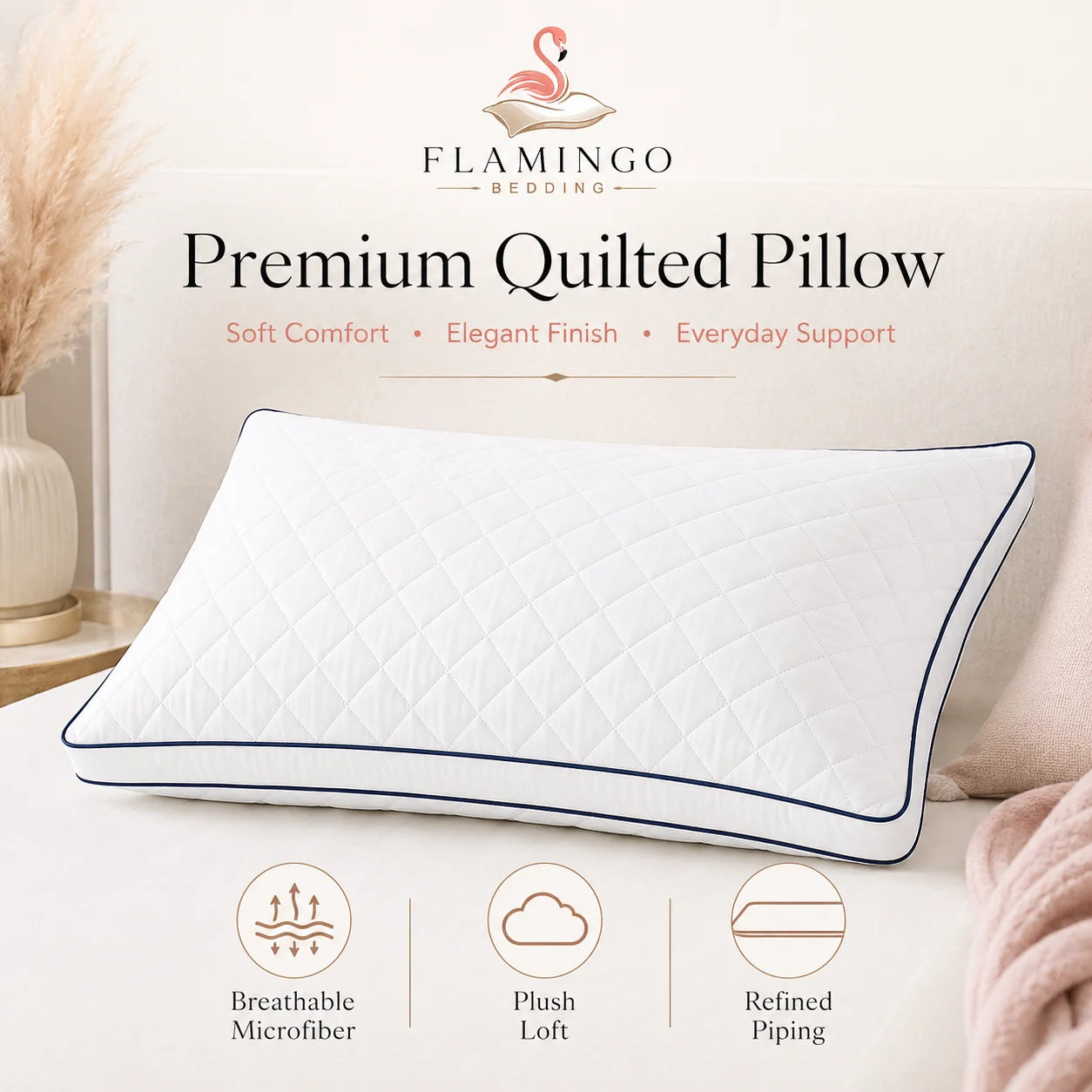 Premium Quilted Pillow