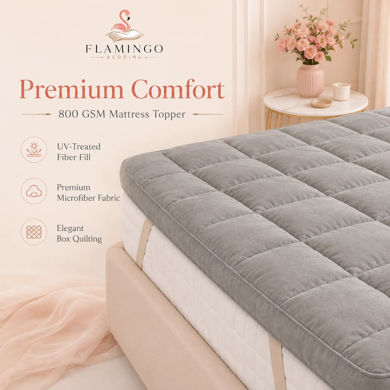 800 GSM Mattress Toppers